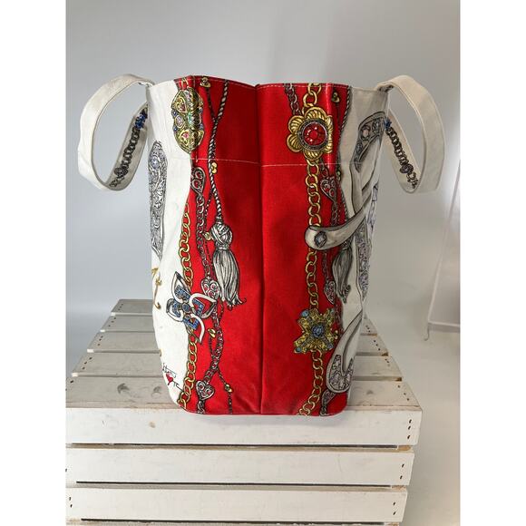 BRIGHTON (XXL) CANVAS WOMENS "ALL THAT GLITTER TOTE" - Picture 6 of 12